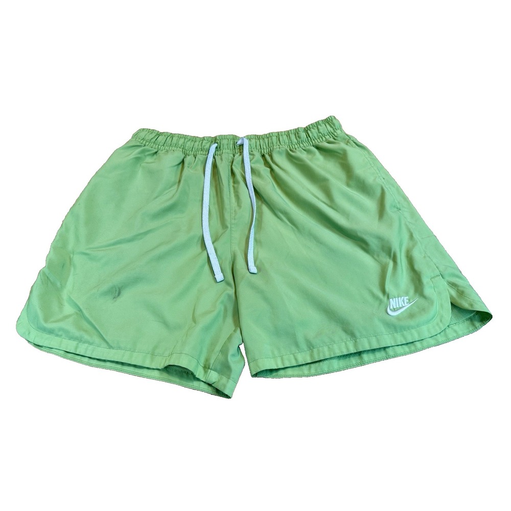 Nike Sportswear Mens Green Swimming Volley Shorts Trunks Size L